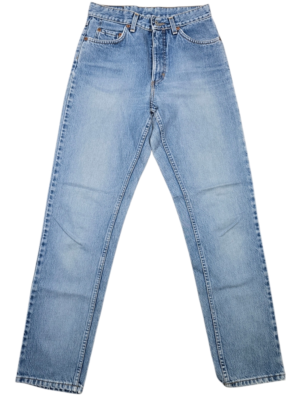 Men's Straight-Leg Light Blue Jeans